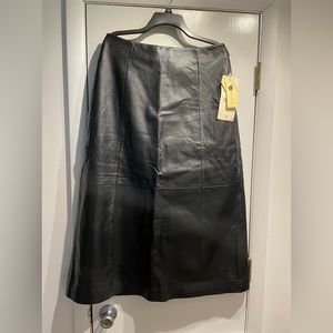 NWT Excelled genuine soft leather long skirt size 14.  $40 OBO